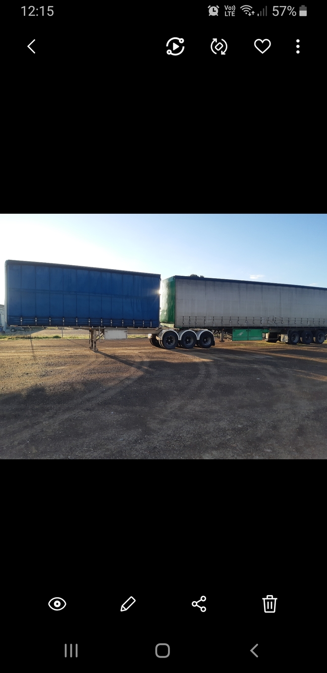 1999 frieghter 34 pallet B double set 