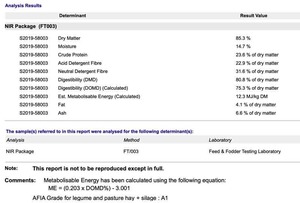 130 m/t A1 Vetch Hay 8x4x3 Bales