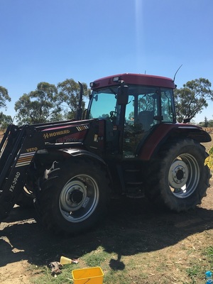 CASE MX100C WITH HOWARD LOADER 2001