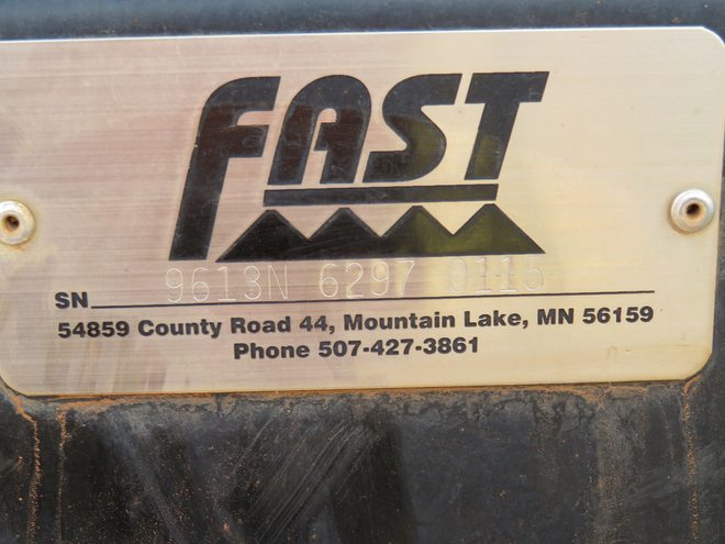 2016 FAST 9613N 5000L / 27mtr Boomspray