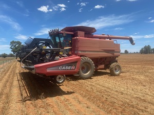 Case 2388 Header with 2152 30' Windrower Front