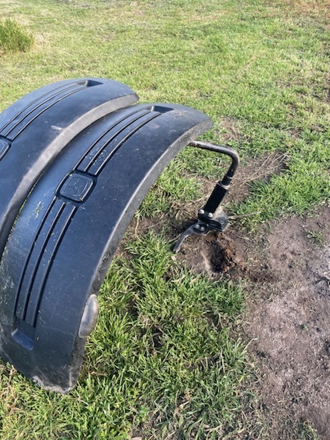 2 x  John Deere Mudguards