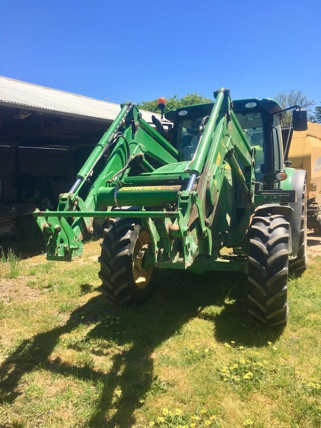 John Deere 6105R Front End Loader Tractor 