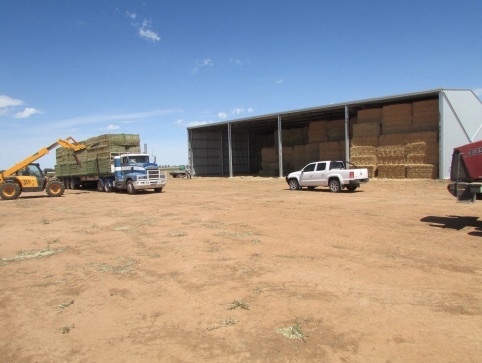 1000 SERIES ENTEGRA HAY SHEDS - (1000 8x4x3 bales) ENQUIRE AT THE PAC