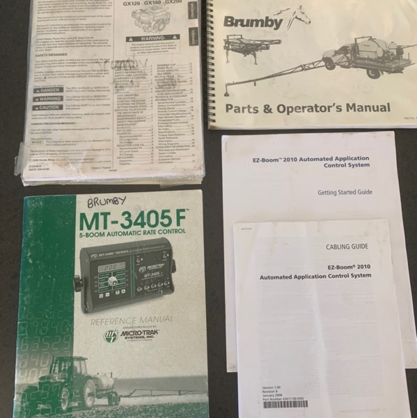 Croplands Brumby Ute Mounted Sprayer with Ez-Boom 2010 GPS system