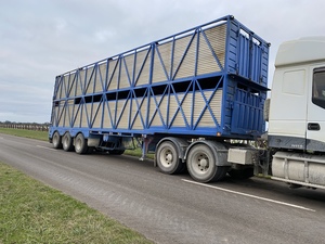 40' Byrne 2 Deck Cattle Crate