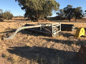 (A130) - Farmpro Double Rubber Tyre Rollers