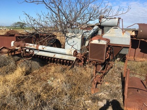Sunshine Harvester Old Antique Combine