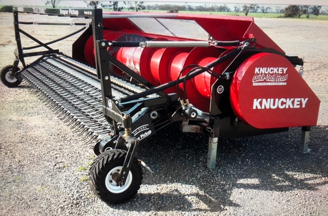 WANTED Knuckey Flo Thru Draper/Canola Pickup Front