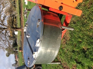 1000 Pound S/S Milk Vat