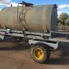 5000 litre gal tank on trailer with honda pump 