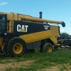 Cat Lexion 480 Header With 36ft 972 MacDon and 14ft phillips pick up
