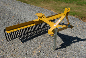 Landscape Stick Rake Square Tubing 5 ft with Rear Wheel Kit (NEW) Built in the USA