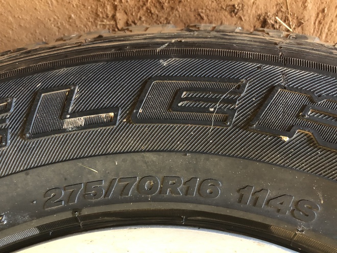 275/70R16 Tyres and Rims