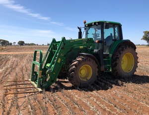 2017 John Deere 6110m with FEL & only 1160 hours