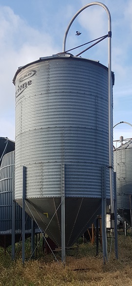 2 x 2nd Hand Cyclone Pellet/Grain Silos (approx 40 tonne)