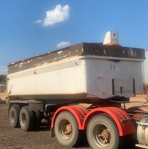 20ft Bogie Axle Tipper Trailer