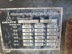 Duetz D6806