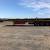 Open Flat Road Train set - 2 x 2013 Freighter Air Ride Open Flat Trailers and 2014 Maxitrans Air Ride Dolly