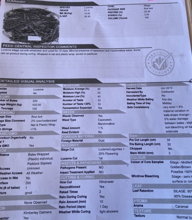 300 x Lucerne 4x4 Silage