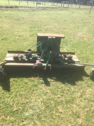 Kaye Finishing Mower 6' Wide 4 Disc with Twin Roller