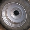 2 Rear Tractor Rims and Tyres to suit large 12 stud New Holland pattern or smaller 10 stud US pattern.