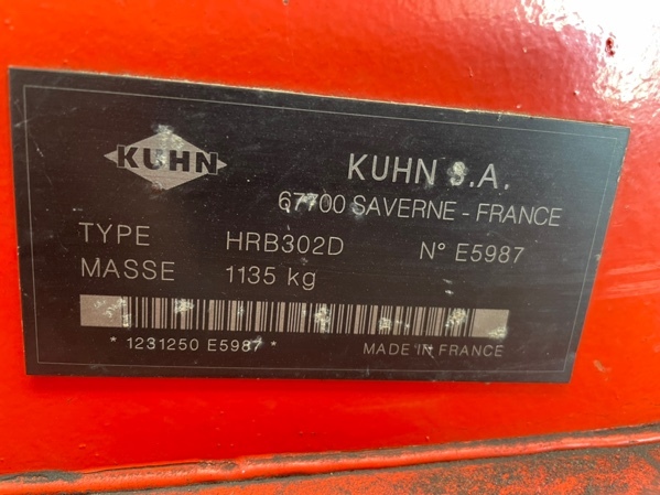 Kuhn HRB 302 Power Harrow