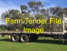 22-24ft Tipping Truck with Grain Bin 