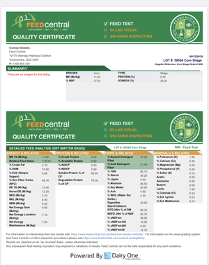 Silage - fine chopped maize and sorghum available mid February 2020.  