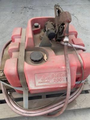 200L Portable Fuel Bowser 12v DC for Diesel Fuel Transfer Tank