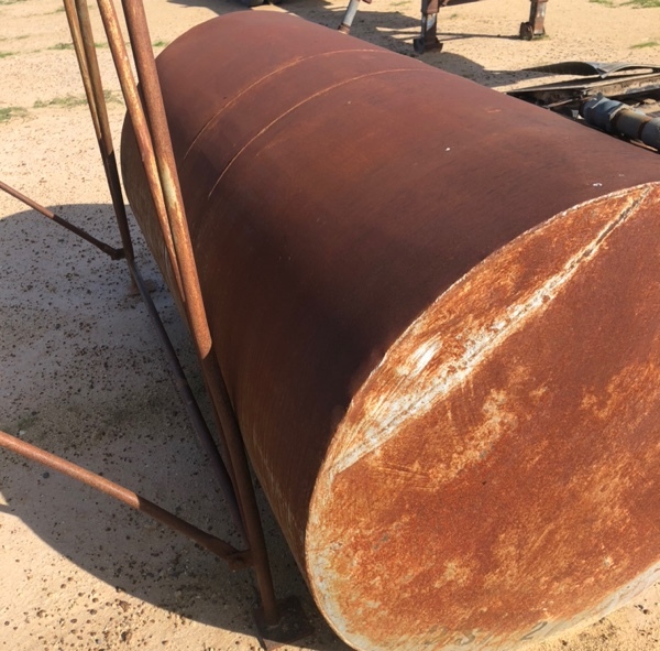 Overhead Fuel Tank and Stand for sale