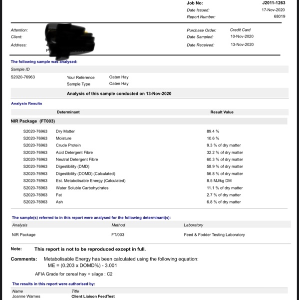 80mt Oaten Hay 8x4x3 Bales