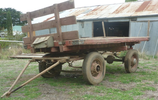 Vintage Hay/Market Trailer