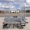 4.4 ton tilting Galvanised plant trailer twin axle, led lights,