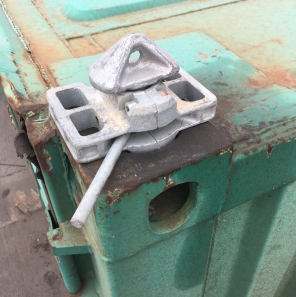 Shipping container twist locks 