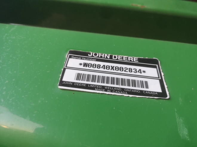 John Deere 840 front end loader