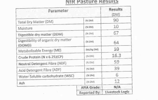 200 m/t Balansa & Rye Hay 8x4x3 Bales 