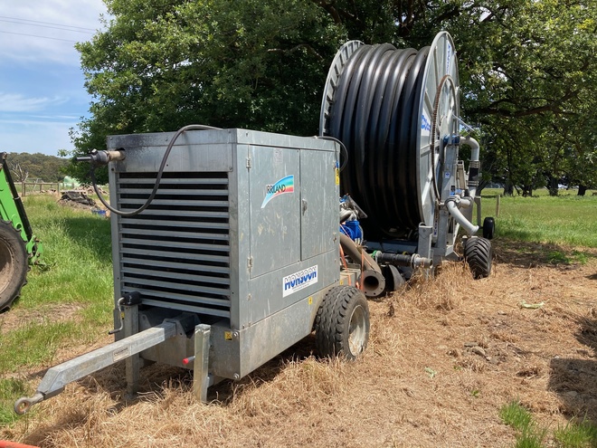 Monsoon Hard Hose Irrigator and Pump