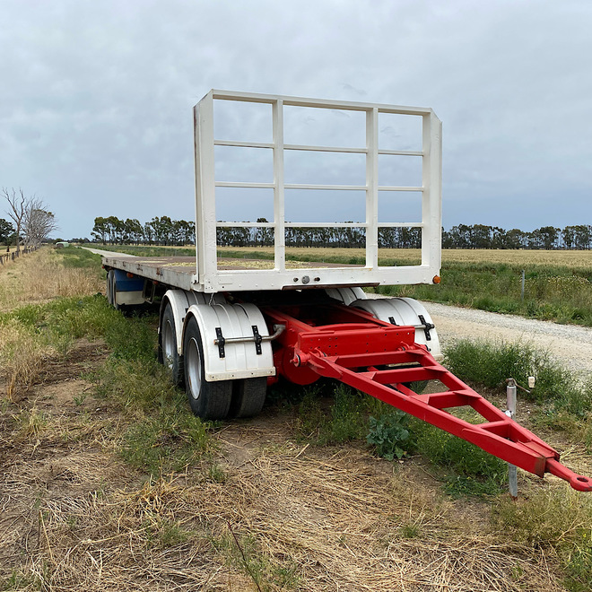 Hay trailer