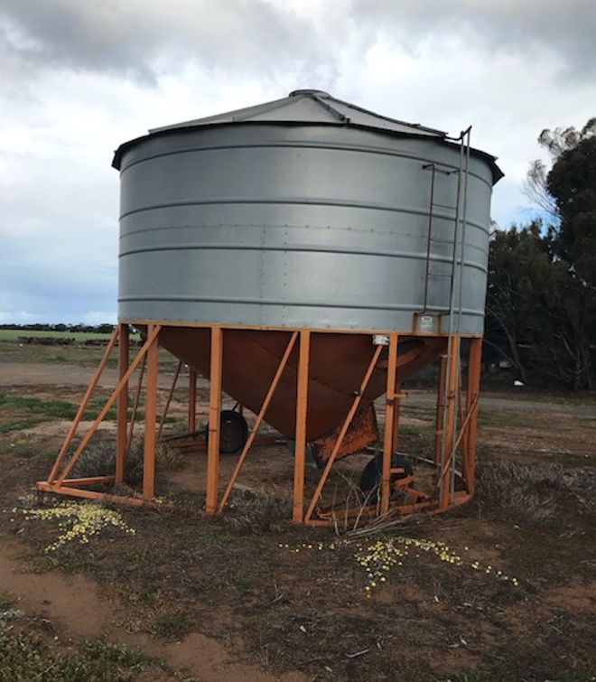 2 x 25 tonne Sherwell Field Bins