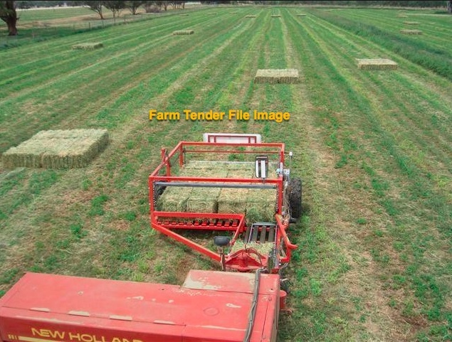 New Holland 417 Small Square Trailing Bale Accumulator and Grab Wanted