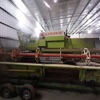 Claas Dominator 98SL Header with Front & Comb Trailer x 2