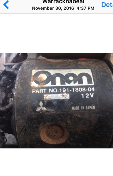Onan Starter Motor