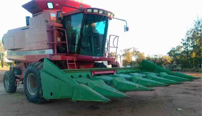 Claas 6 Row Corn Front