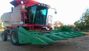 Claas 6 Row Corn Front