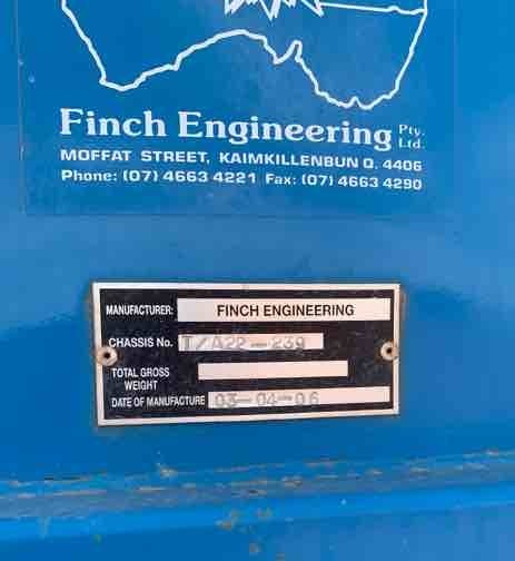Finch Chaser Bin 2006 22m/t