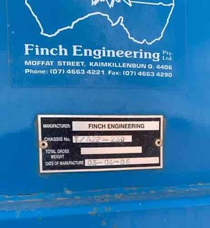 Finch Chaser Bin 2006 22m/t