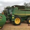 2011 John Deere 9670 Header with 35ft Front & Trailer