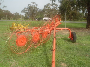 Hay rake 6 wheel 