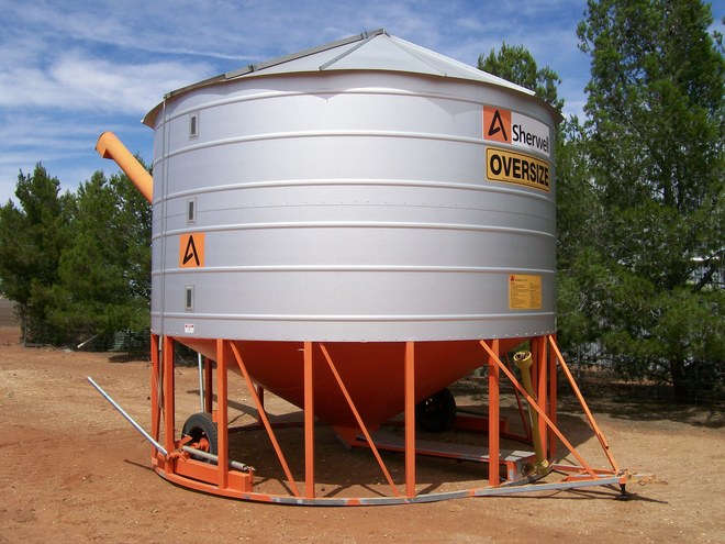 37 Tonne Sherwell Jumbo Field Bin.  Excellent Condition. 